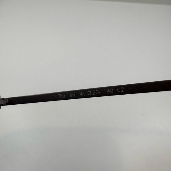 FRAMES ONLY- Eyeglasses Full-Rum Grey Eyebuydirect ThinLine 49•20•140 - Picture 13 of 14